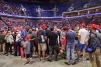 U.S. President Donald Trump holds his first re-election campaign rally in several months in Tulsa, Oklahoma