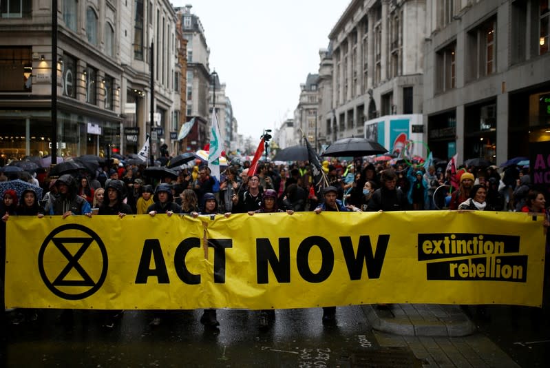 Extinction Rebellion protest in London