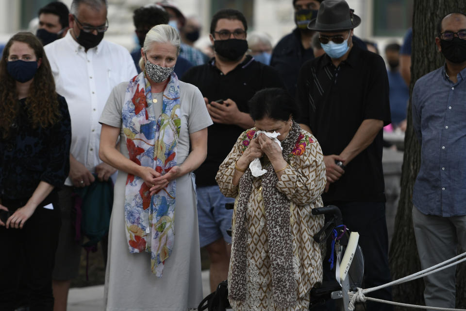 Vigil at mosque in London, Ont.