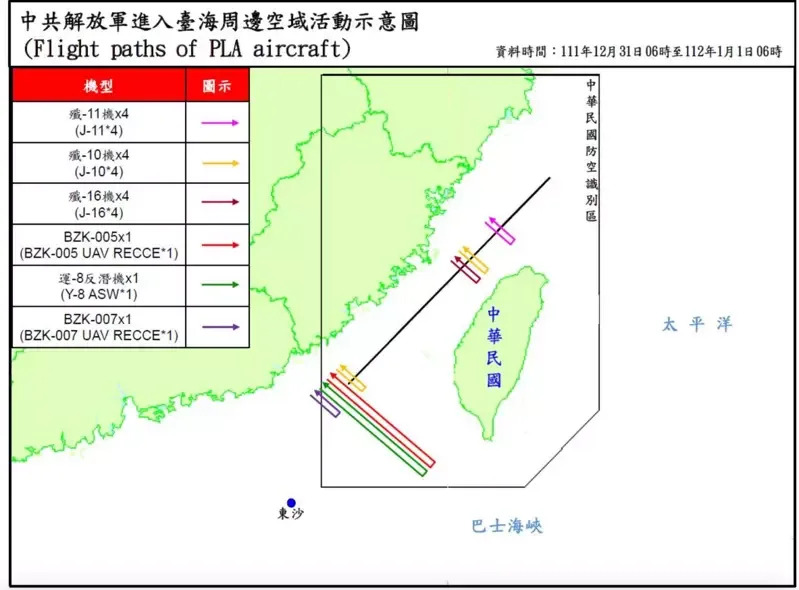 &#x00570b;&#x009632;&#x0090e8;&#x006628;&#x005929;&#x00516c;&#x005e03;&#x00ff0c;&#x005075;&#x007372;&#x005171;&#x006a5f;&#x005eff;&#x0056db;&#x0067b6;&#x006b21;&#x00ff08;&#x005176;&#x004e2d;&#x00903e;&#x008d8a;&#x006d77;&#x005cfd;&#x004e2d;&#x007dda;&#x0053ca;&#x005176;&#x005ef6;&#x004f38;&#x007dda;&#x009032;&#x005165;&#x00897f;&#x005357;&#x007a7a;&#x0057df;&#x005341;&#x004e94;&#x0067b6;&#x006b21;&#x00ff09;&#x003001;&#x005171;&#x008266;&#x0056db;&#x008258;&#x006b21;&#x00ff0c;&#x006301;&#x007e8c;&#x005728;&#x0053f0;&#x006d77;&#x005468;&#x00908a;&#x006d3b;&#x0052d5;&#x003002;&#x005716;&#x00ff0f;&#x00570b;&#x009632;&#x0090e8;&#x0063d0;&#x004f9b;
