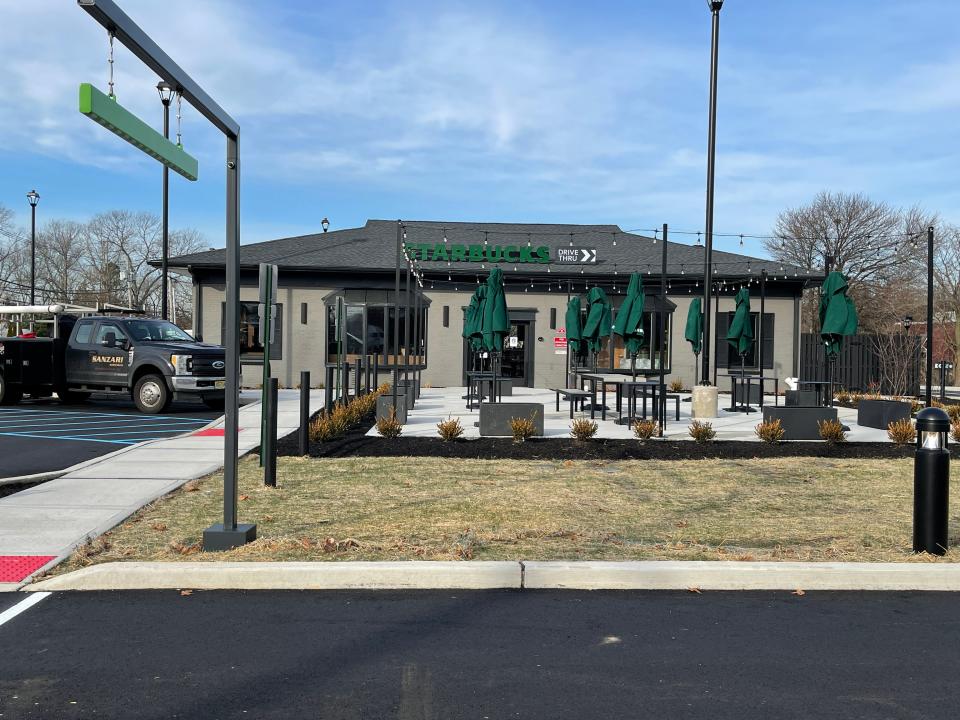 Starbucks, seen here on Jan. 14, 2022, opens its first standalone cafe in Toms River on Jan. 21, 2022.