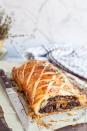 <p>Let the mushrooms do the talking with this gorgeous mushroom wellington! Look at that vegan puff pastry though. </p><p>Get the <a href="https://www.deliciouseveryday.com/mushroom-wellington/" rel="nofollow noopener" target="_blank" data-ylk="slk:Vegan Mushroom Wellington;elm:context_link;itc:0;sec:content-canvas" class="link ">Vegan Mushroom Wellington</a> recipe. </p><p>Recipe from <a href="https://www.deliciouseveryday.com/" rel="nofollow noopener" target="_blank" data-ylk="slk:Delicious Everyday;elm:context_link;itc:0;sec:content-canvas" class="link ">Delicious Everyday</a>.</p>