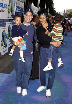 Brian Robbins and family at the Hollywood premiere of Monsters, Inc.