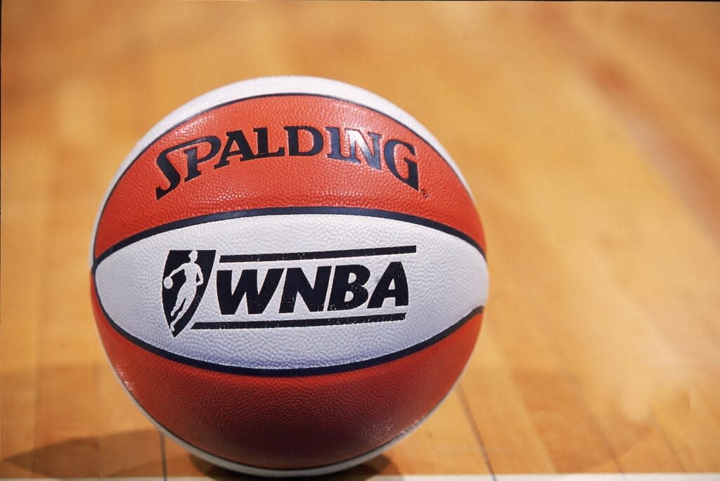 5 Jun 2001: A shot of the WNBA Basket Ball during the game between the Washington Mystics and the Sacramento Monarchs at the MCI Center in Washington, D.C. Credit: Doug Pensinger /Allsport