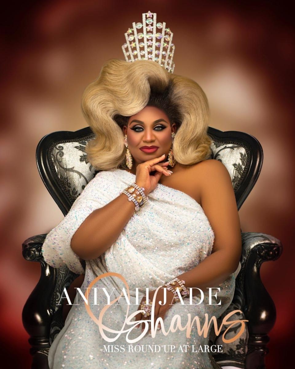 Erik Douglas, whose stage name is Aniyah Jade Oshanns, performs to defy people's conceptions of being Black and having a bigger body as a drag Queen.