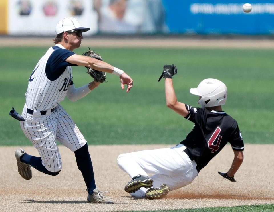 Central Catholic baseball upends WesDel, reaches semistate