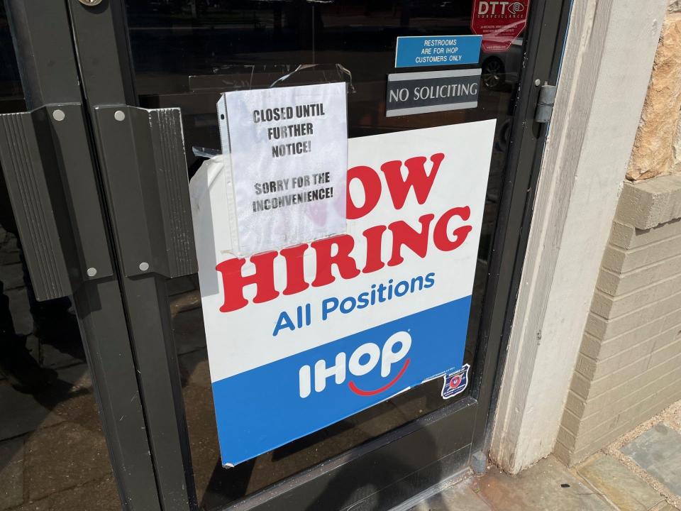 The IHOP restaurant, a long-time fixture on Broad Street near downtown Wichita Falls has closed until further notice.