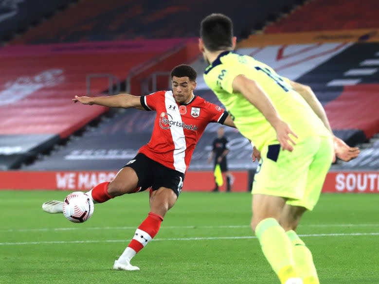 <p>Che Adams in action for Southampton</p>Getty