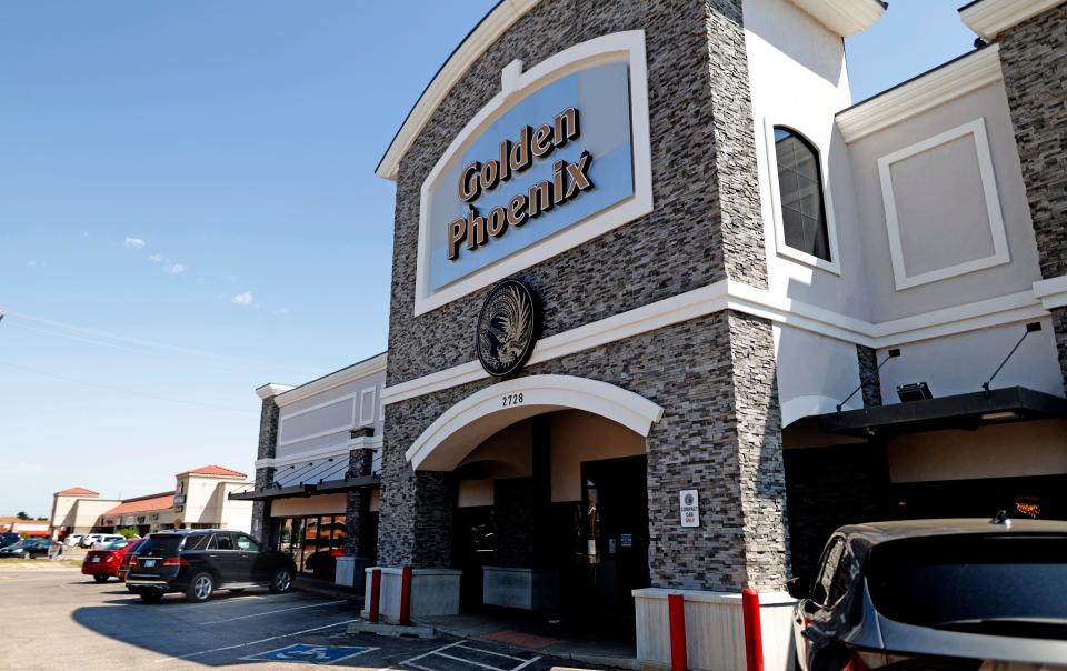 The Golden Phoenix is seen on Sept. 8 in Oklahoma City.