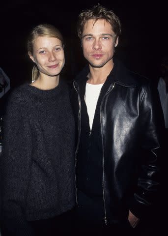 Kevin Mazur Archive/WireImage Gwyneth Paltrow and Brad Pitt