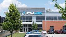 The headquarters of testing firm DYNALABS are seen in St Louis