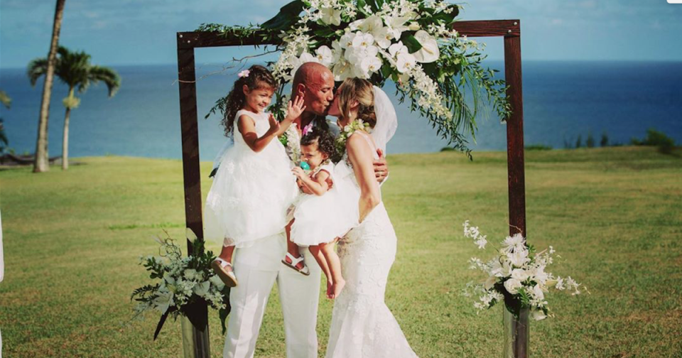 The Most Gorgeous Photos from Dwayne "The Rock" Johnson's Wedding to Lauren Hashian