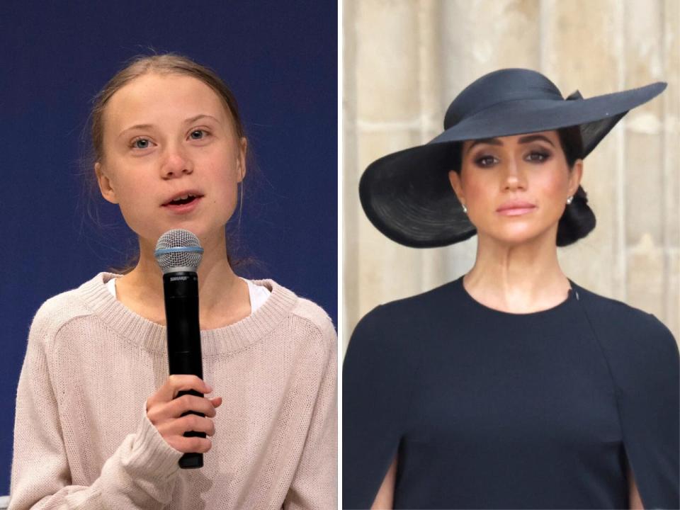 Greta Thunberg and Meghan Markle