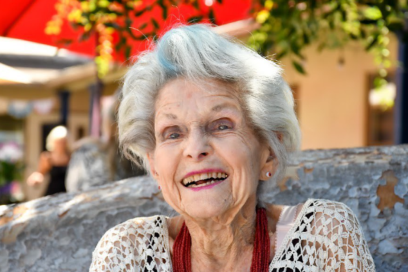 Jean Koch at her 100th birthday party in August