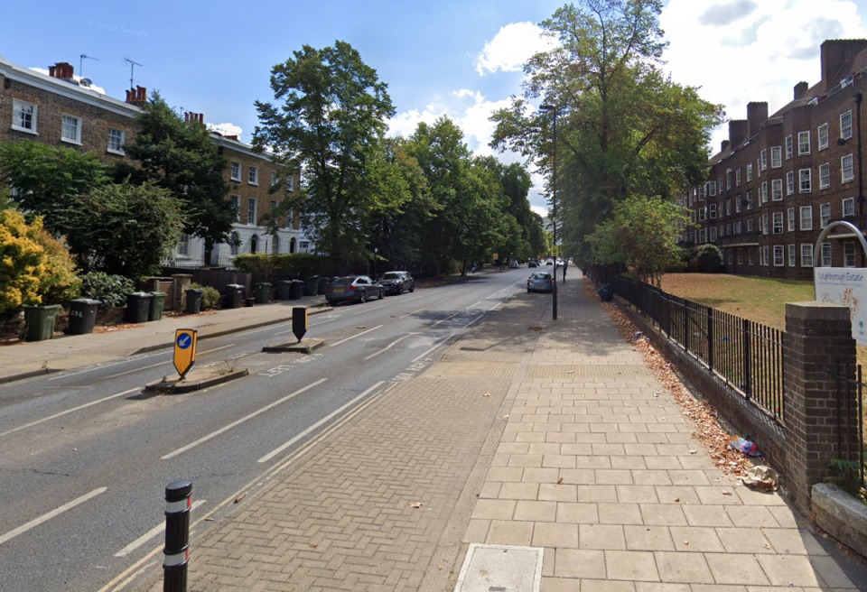The stabbing happened in Loughborough Road in Brixton (Google Maps)