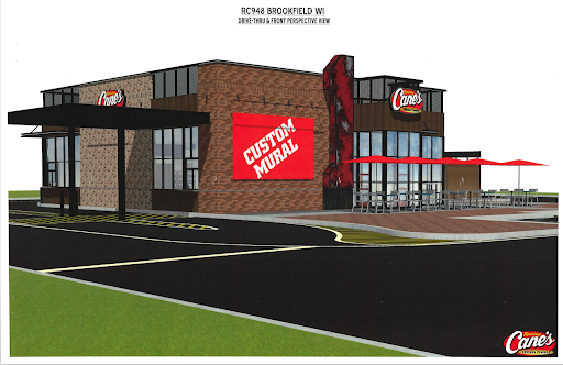 Raising Cane's hopes to open its new location at 12660 W. Capitol Drive, Brookfield. First, the Plan Commission has to approve a rezoning request.