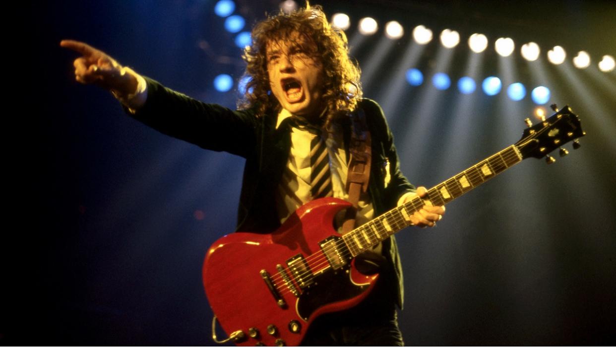  Angus Young AC/DC 1983 