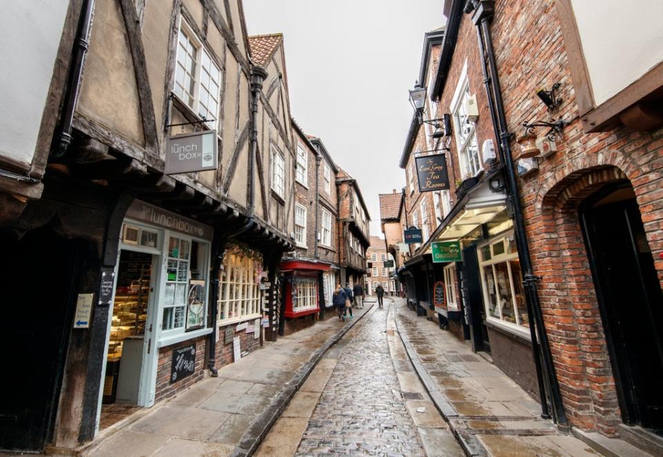 The Shambles in York, one of the city’s main tourist street (Danny Lawson/PA) (PA Archive)