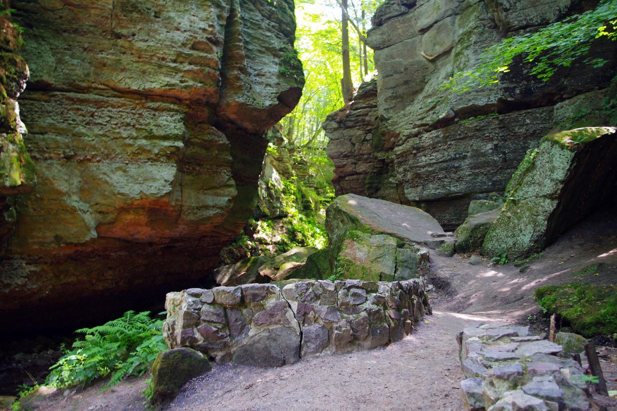 Parfrey's Glen in Devil's Lake State Park, Wisconsin