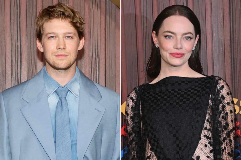 <p>Dia Dipasupil/Getty, ANGELA WEISS/AFP via Getty</p> Joe Alwyn and Emma Stone on June 20, 2024
