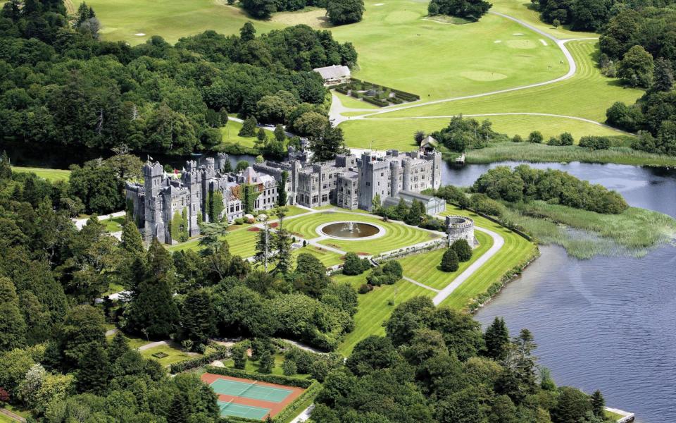 Ashford Castle in Co Mayo - Credit: PA