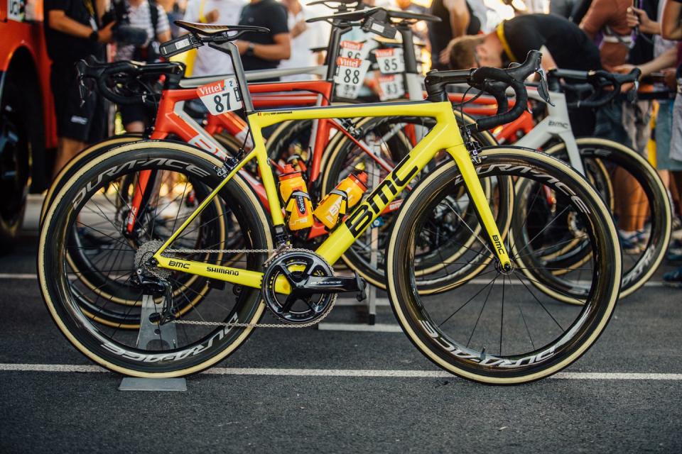 10) Greg Van Avermaet‘s Yellow BMC Teammachine SLR01