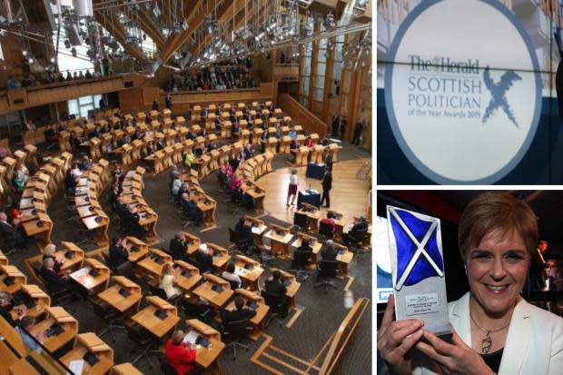 Nicola Sturgeon was named The Herald Scottish Politician of the Year 2019.