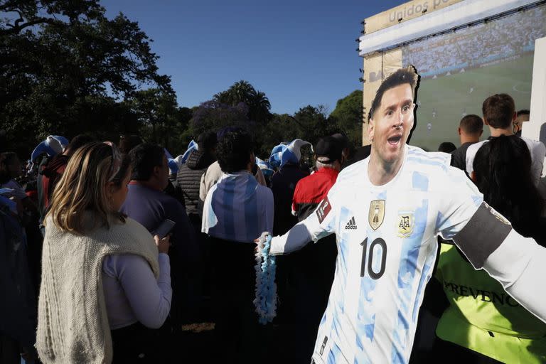 Así se vive en Buenos Aires el primer partido de la selección en el mundial de Qatar 2022