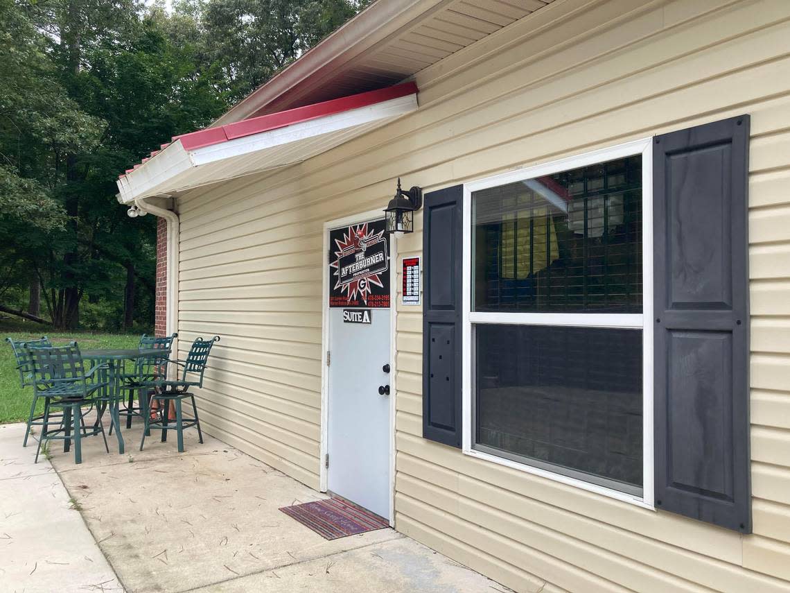 The Afterburner, a new small coffee & gift shop, is housed in a separate, converted space in the back of Lutar Salon & Tanning off Corder Road in Warner Robins.