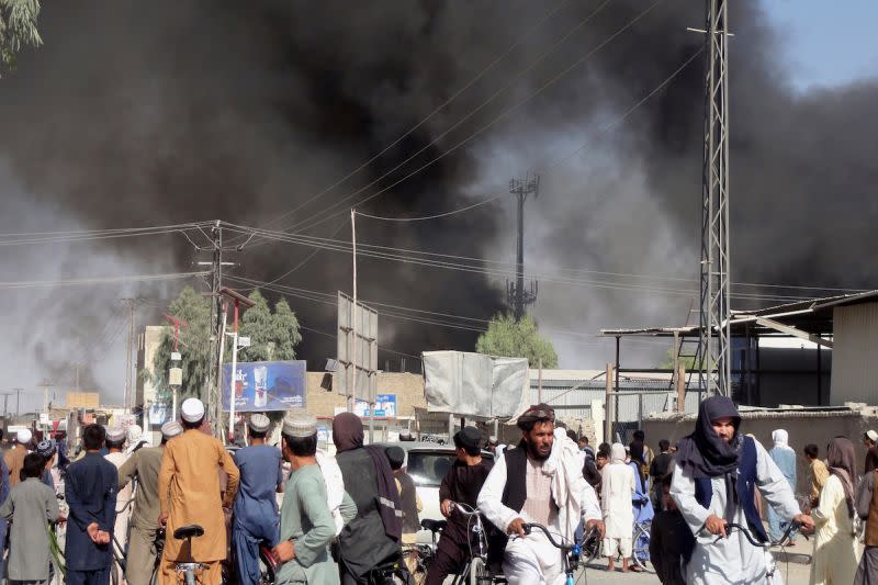 ▲民兵組織塔利班（Taliban）據傳將與阿富汗政府討論政權轉移，據外媒報導，阿富汗總統甘尼（Ashraf Ghani）已經離開首都喀布爾。（圖／美聯社／達志影像）