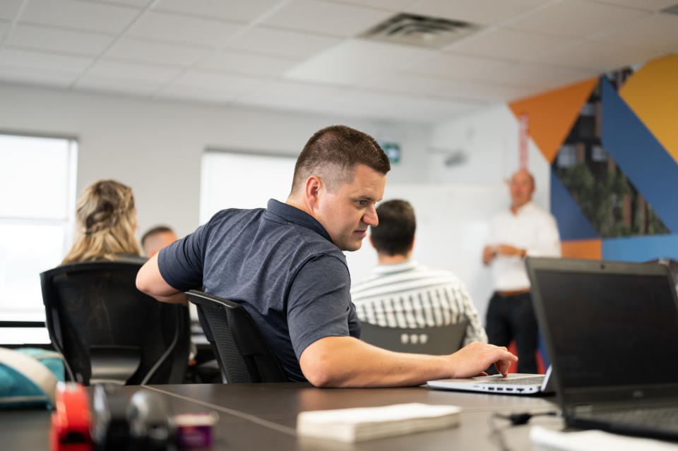 Jelmer Stegink, program director at DMZ Innisfil, is pictured. DMZ Innisfil provides various business services including office space and mentorship to tech startups. 