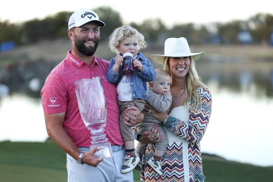 Pro Golfer Jon Rahm and Wife Kelley Cahill Are Expecting 3rd Baby: 'Moving to Zone Defense'