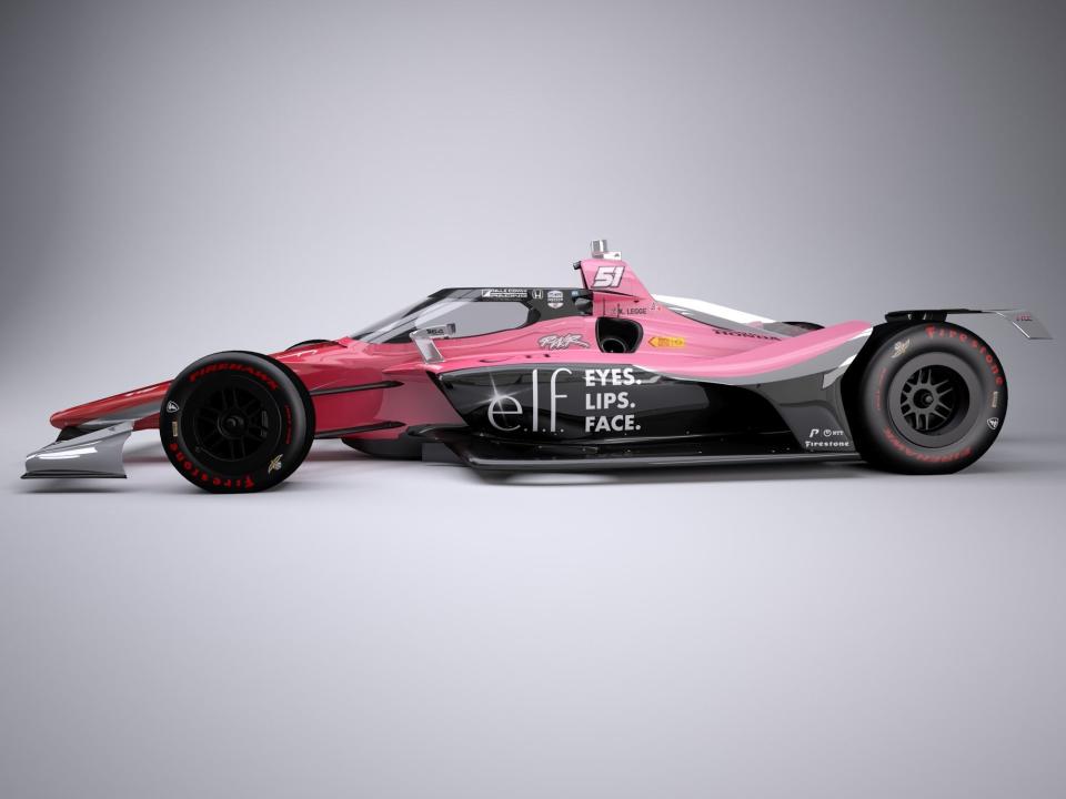 Katherine Legge will attempt to qualify for the 2024 Indianapolis 500 in Dale Coyne Racing's No. 51 Honda entry backed by e.l.f. Cosmetics, the first beauty brand to serve as a primary sponsor for the Greatest Spectacle in Racing.