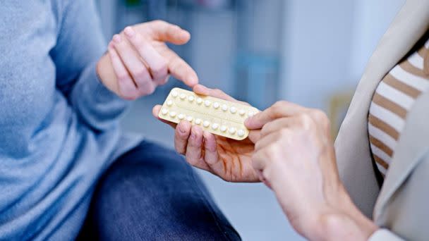 PHOTO: A stock photo of a doctor discussing oral contraception with a patient. (STOCK PHOTO/Getty Images)