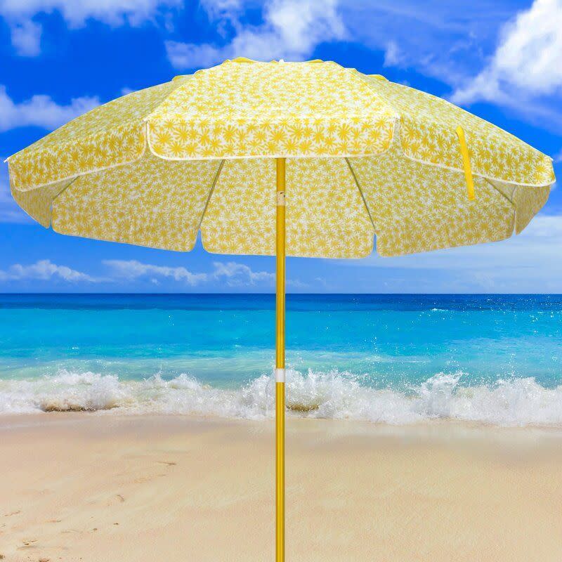 14) Leiker 5.5' Beach Umbrella