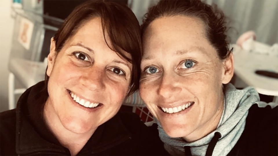 Australian tennis champion Sam Stosur has opened up about the moment she took her relationship with long-time partner Liz Astling public back in 2019. Picture: Instagram/samstosur