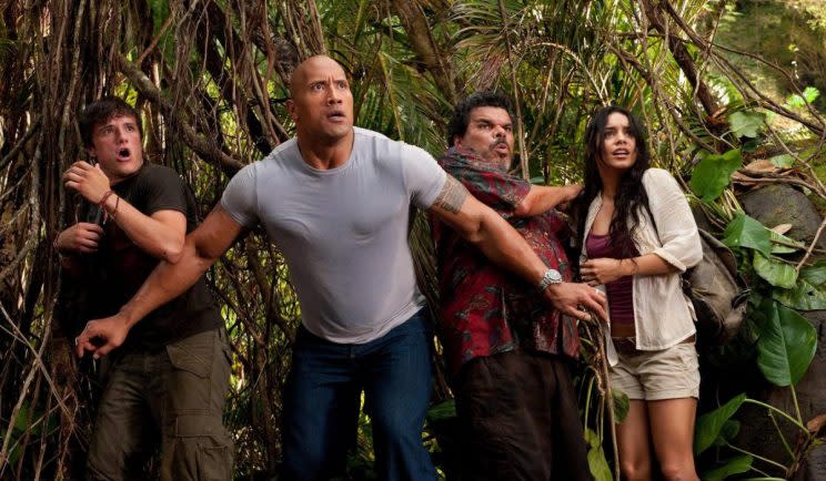 Dwayne Johnson in Journey 2 - Credit: Warner Bros.