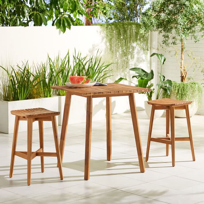 6) Acadia Outdoor Bar Table & Stools Set