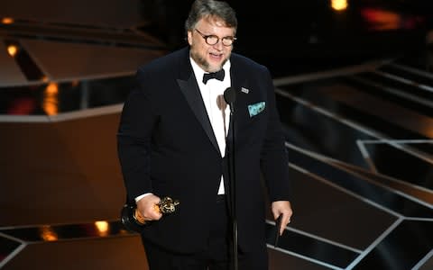 Guillermo Del Toro wins Best Director for The Shape of Water - Credit: Getty