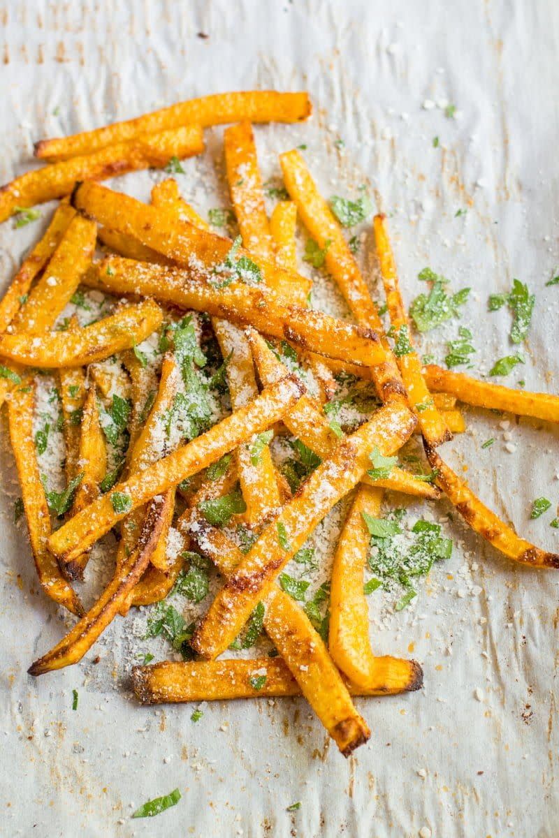 Baked Parmesan Pumpkin Fries