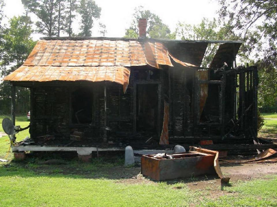 The Moses family house outside Rich Square where Daniel Moses was last seen on June 16, 2011, the same day it burned.