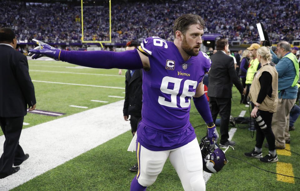 Brian Robison's charity is called the Reel 'Em In Foundation. (AP) 