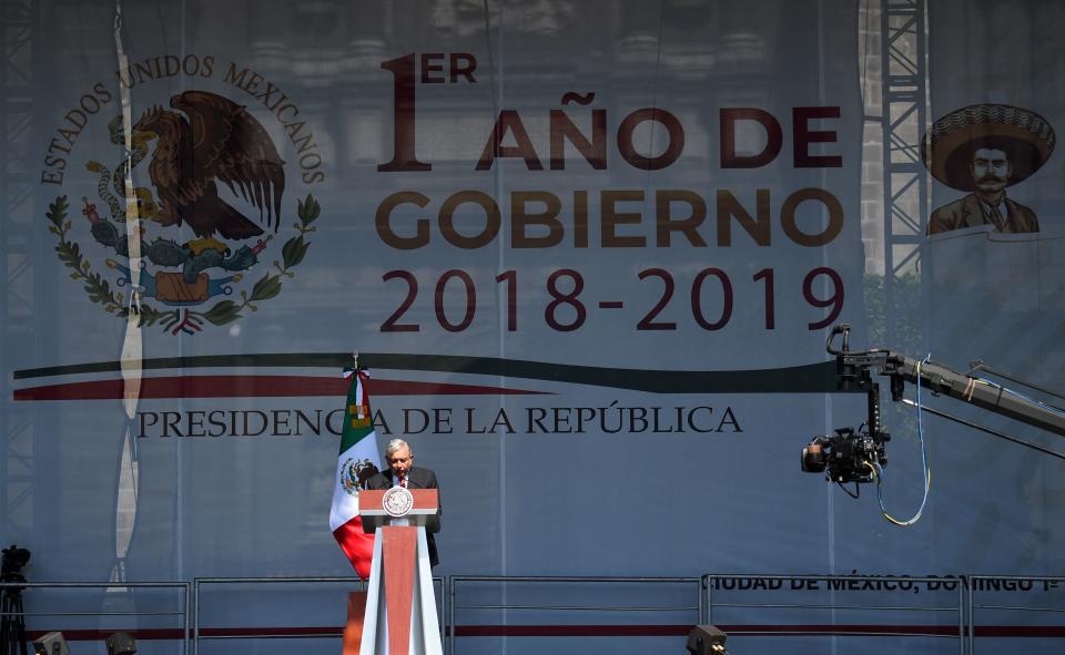 AMLO, PRIMER AÑO DE GOBIERNO