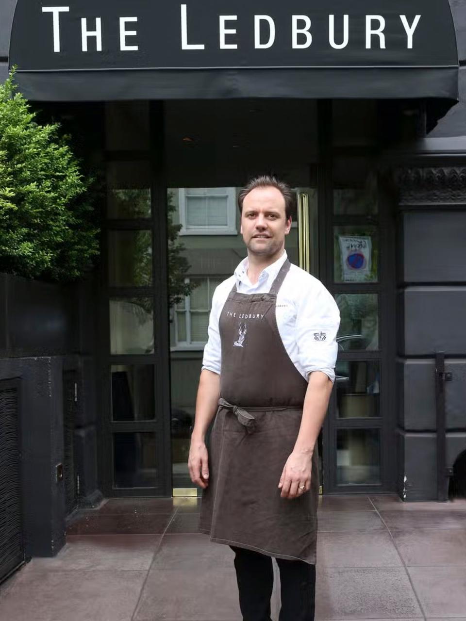 Brett Graham of The Ledbury took home the restaurant’s shining third star (Supplied)