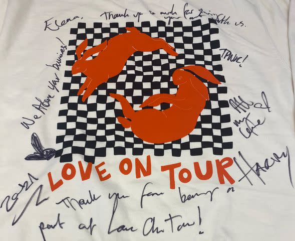 <p>courtesy Elena Fiorenza Gatti</p> Love on Tour design by Elena Fiorenza Gatti