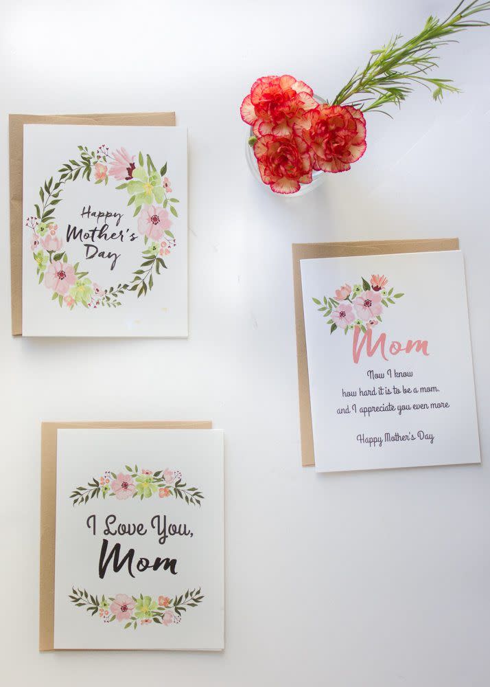 Floral-Themed Cards