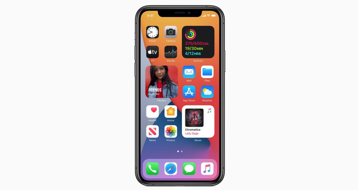 iOS 14 (homescreen)