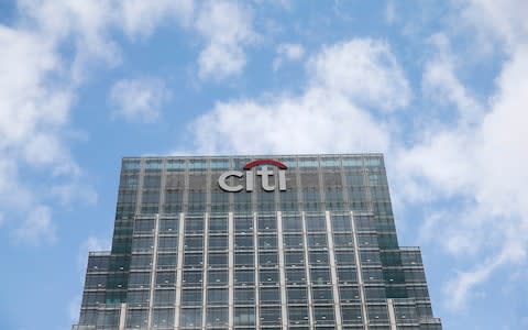 Citigroup HQ in Canary Wharf, London - Credit: REUTERS/Suzanne Plunkett