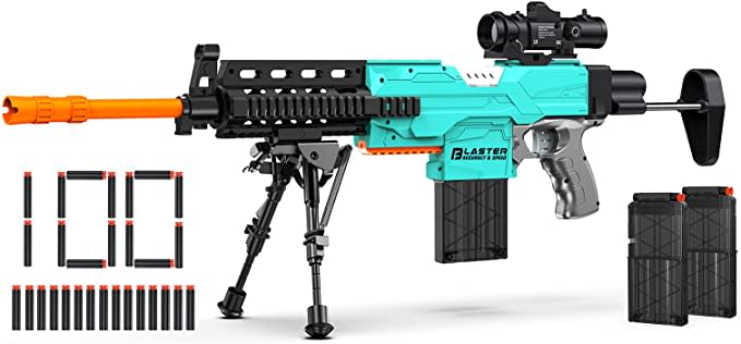 minfex sniper gun automatic, automatic nerf gun