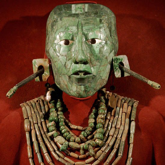 Máscara de jade de Pakal el Grande